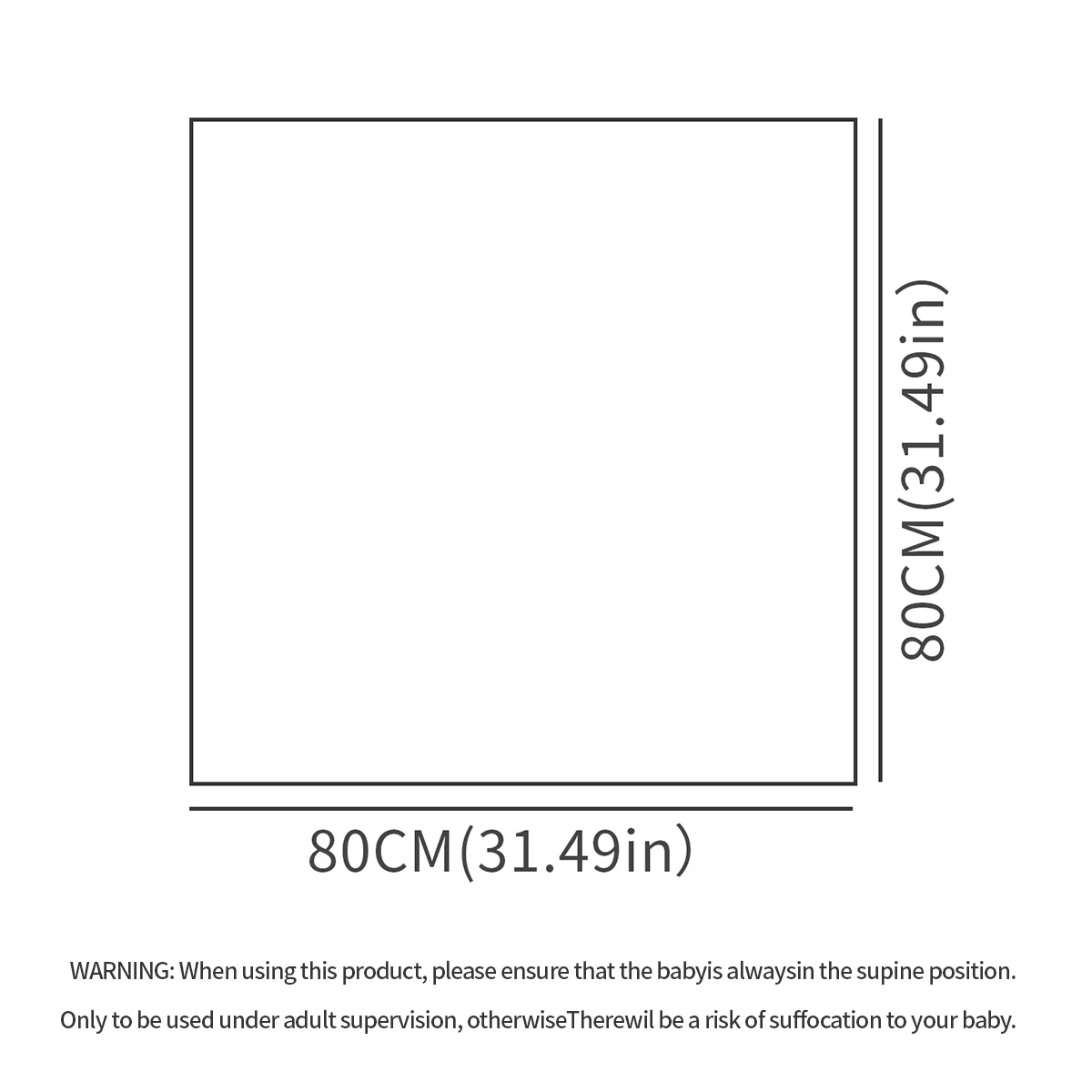 HappyFlute 80x80 سنتيمتر الطفل بطانية عالية الجودة طباعة الشاش القطن الكشمير مزيج سوبر لينة 2 طبقة بطانية مريحة للرضع