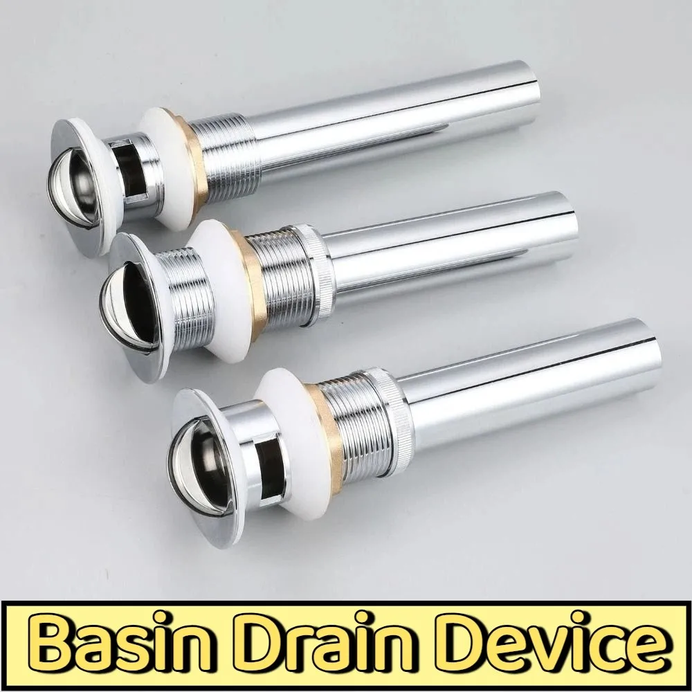 

Easy To Clean Flip Plate Type Basin Drain Device Rust-proof Anti-odor Sink Strainer Anti-Clogging Copper Sink Stopper Washbasin