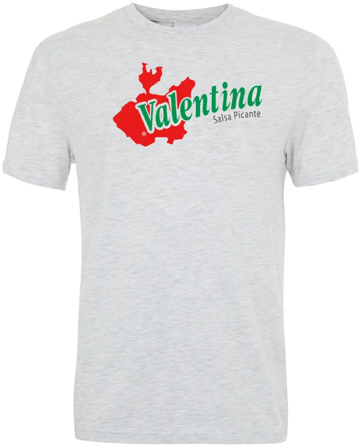 camiseta picante de salsa valentina