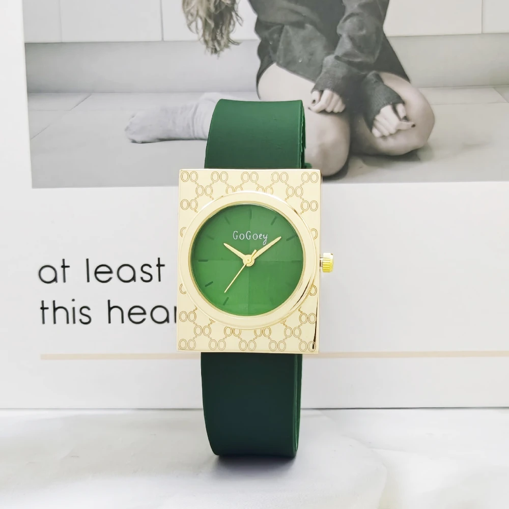 Women Watch Fashion Rectangular Dial Quartz Watch Luxury Gifts Leather Strap Ladies Wristwatches