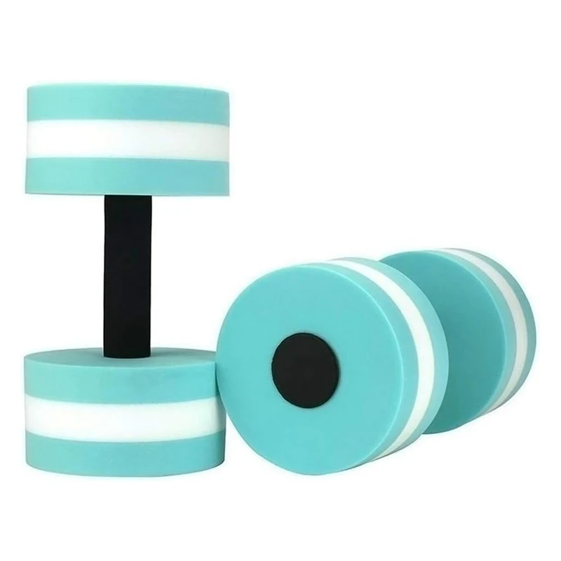 2 Pack Aerobics Foam Dumbbells Water Exercise Dumbbells Swimming Resistance Water Barbell Swimming Exercise Barbell