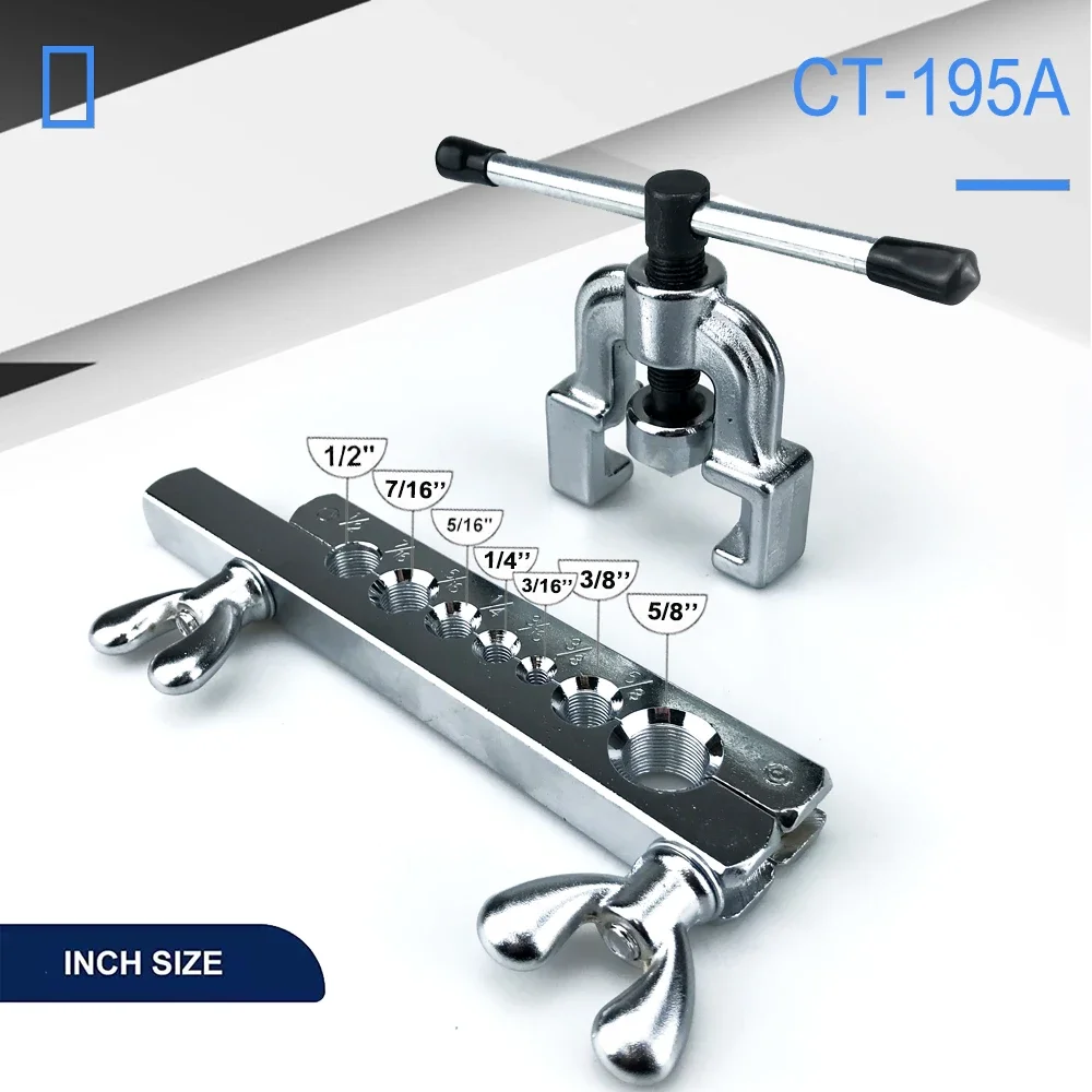 Copper Tube Expander 45 Degree Flaring Tool Kit of Copper Tube Expander Used for Reaming Copper Tubes and Other Pipes