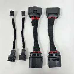 Au di Q5 09-12 upgraded 13 taillight headlight adapter cable old new xenon lamp converter wiring harness