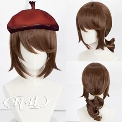 ND Cosplay Wigs Painter Edgar Valden Identity Ⅴ Cosplay Brown Hair for Comic Con Coser Halloween Party Heat Resistant Synthetic