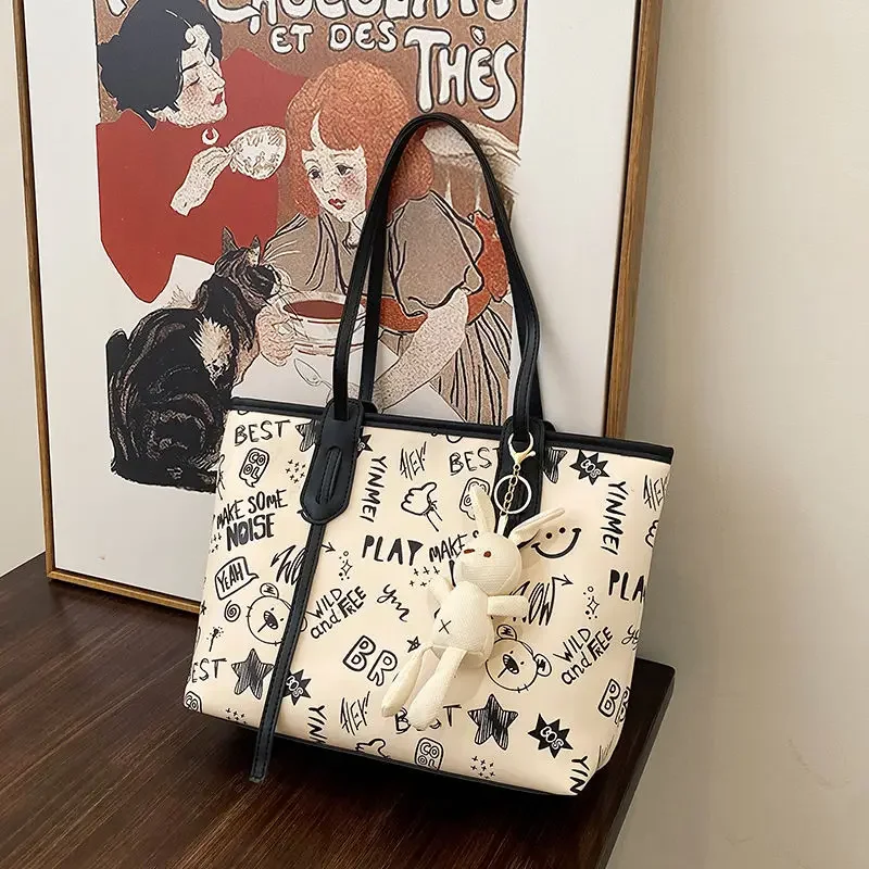 Borsa tote moda coreana per donna Nuove borse a tracolla per pendolari di classe per studenti di grande capacità Borse da viaggio casual da donna Bolsa