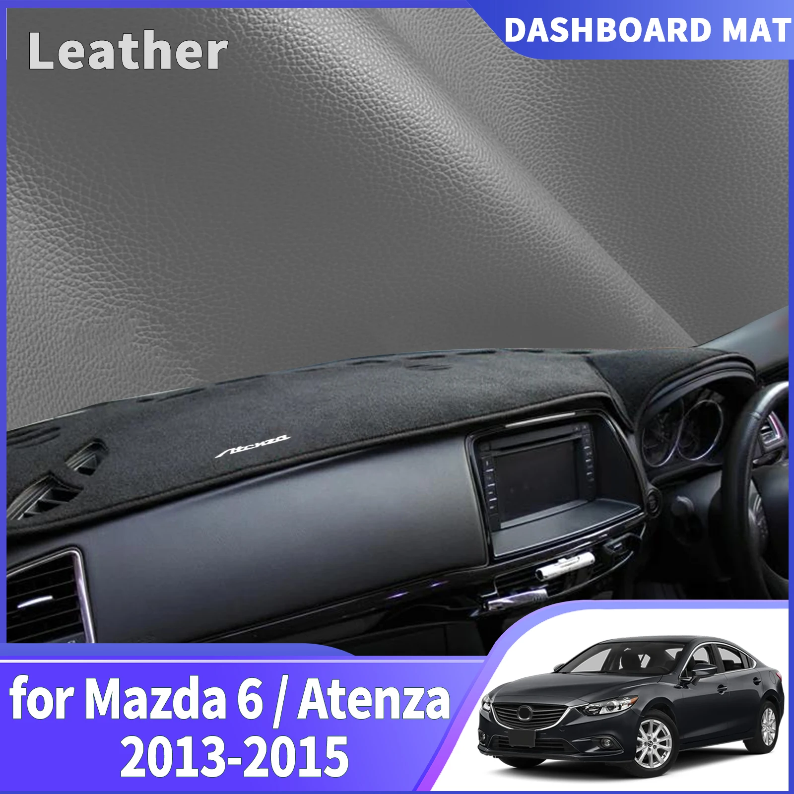 

fit for Mazda 6 Atenza GJ 2013 2014 2015 DashMat Sunshade Dashmat Dashboard Cover Pad Protective Carpet Car Accessories