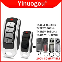 TX2REV TX4REV TX4REVF TX4EVF Garage Door Remote Control Duplicator 868MHz Remote Control Garage Door Opener Clone