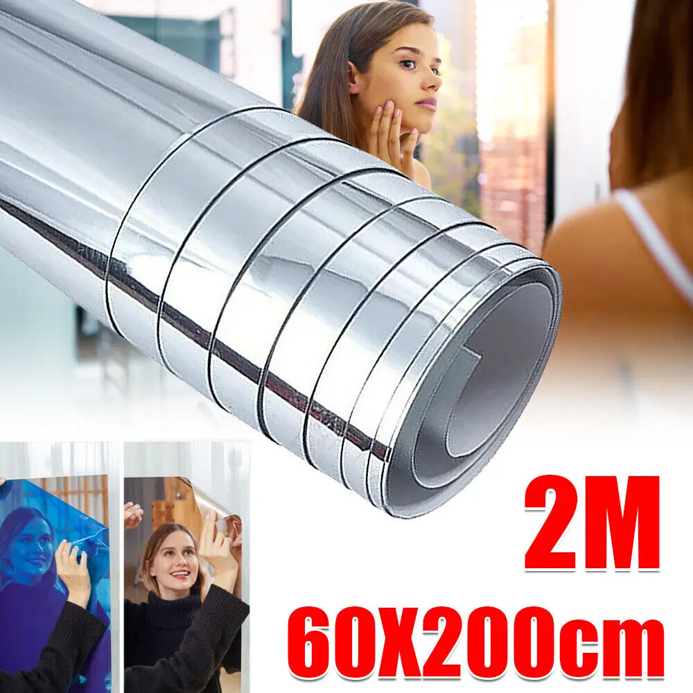 50/100/200cm kwadratowe akrylowa ściana lustrzana naklejki dekoracyjne płytki samoprzylepne estetyczny pokój do domu koreański w