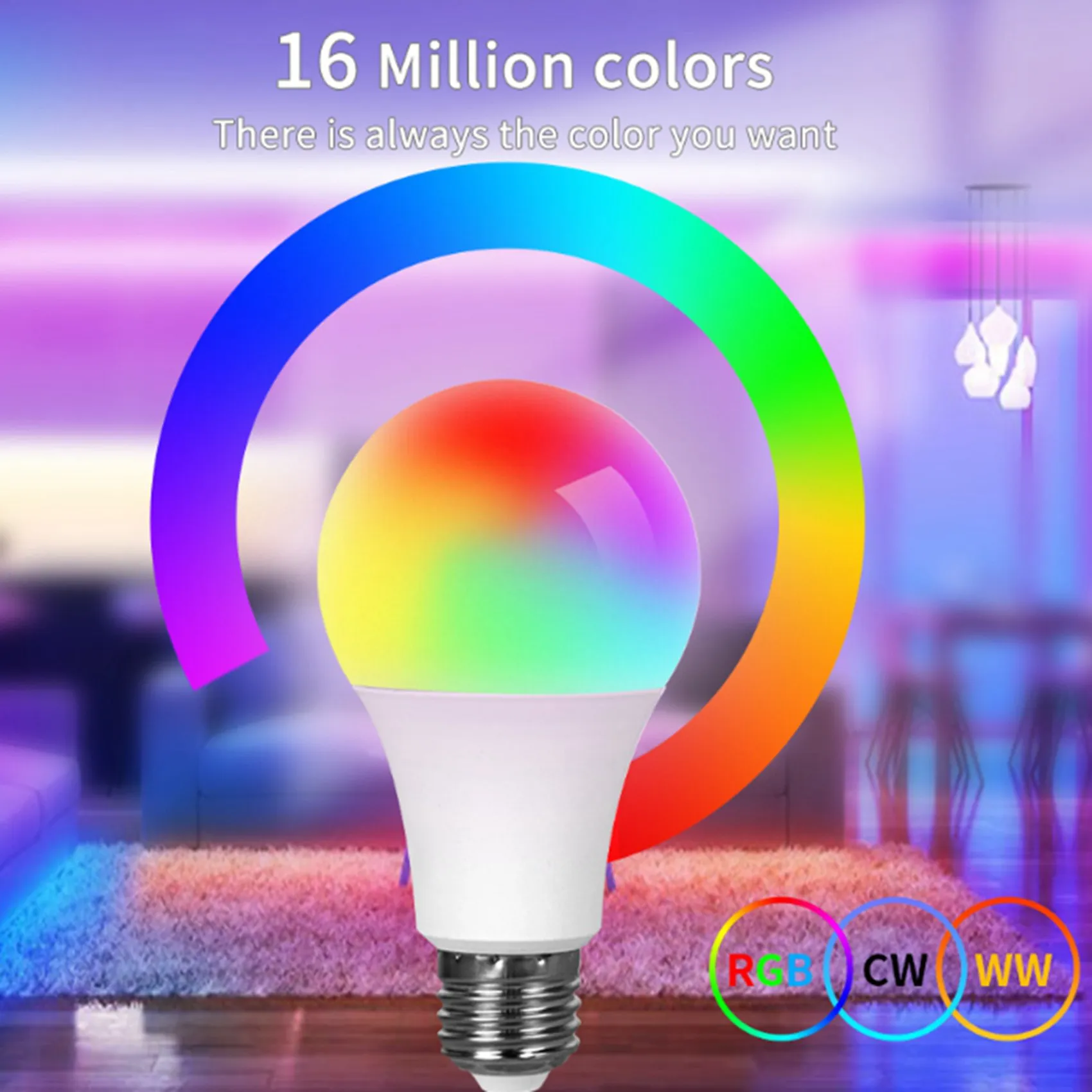 

【РАЖДЕСТВА】2X светодиодные лампы Tuya Bluetooth Wifi 220-240В 15Вт E27 с регулируемой яркостью, поддержкой голосового управления, для умного дома и декоративного освещения.