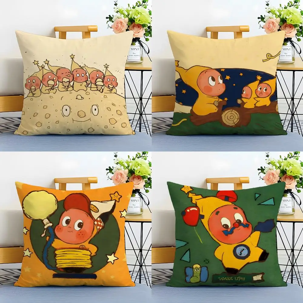 Twinkle Twinkle Cushion Cover Washable Linen Pillowcase Soft  for Sofa Bed Cozy Home Room Decor