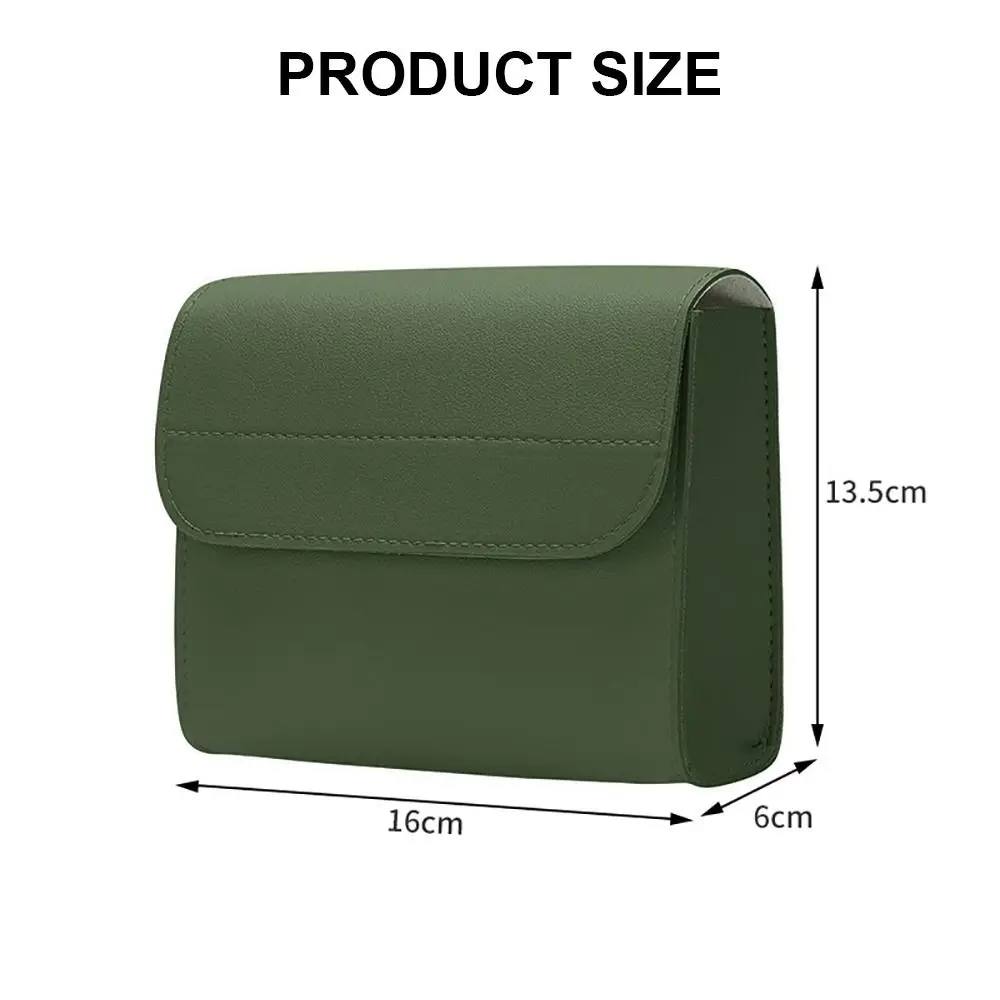 Portable Protective Cover Digital Storage Bag HDD U Disk Mouse Cosmetic Case PU Leather Data Cable Earphone Pouch