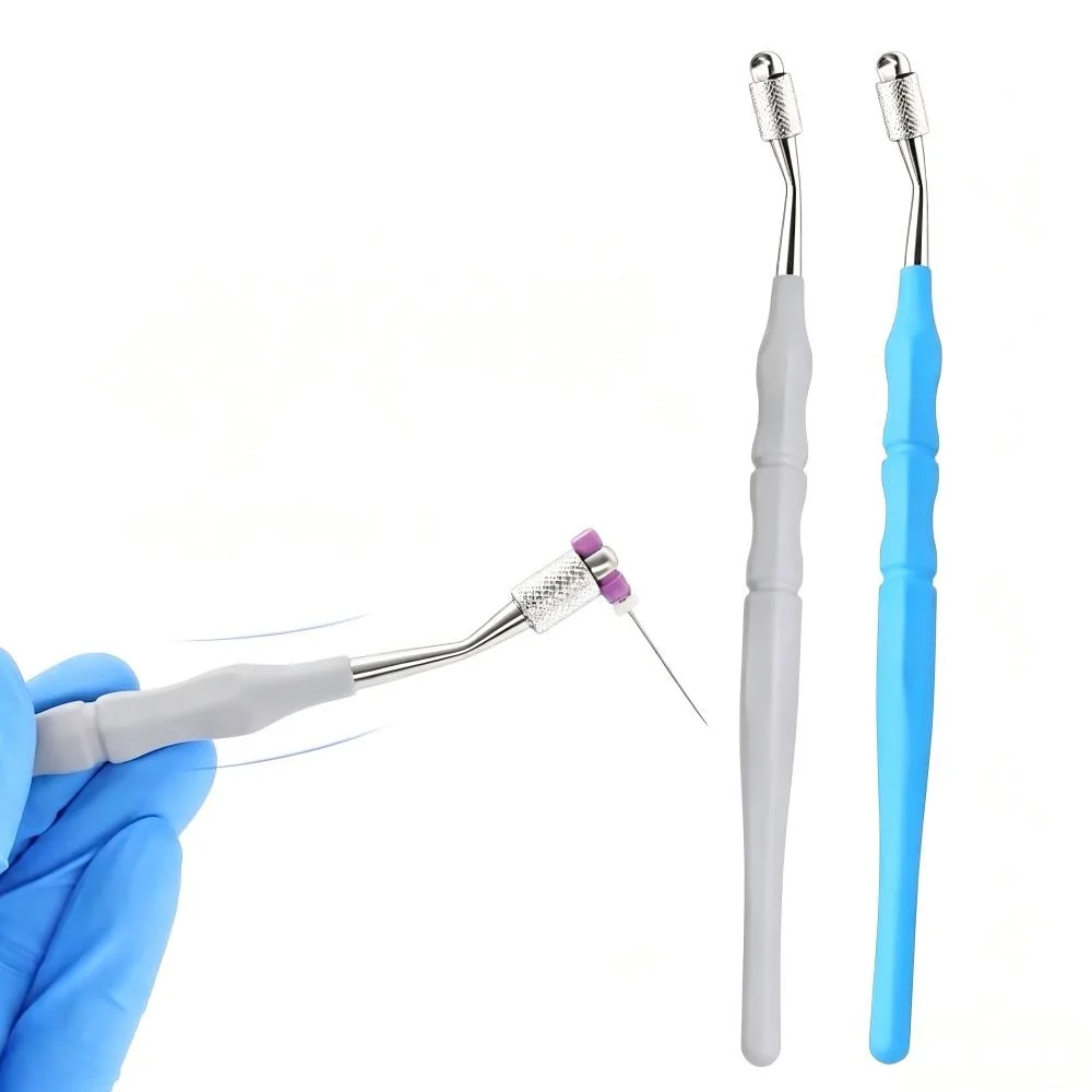 1PC Autoclavable Dental Endodontic File Holder Handheld Grip Handle Fit K H R C Root Canal Files Dentist Oral Treatment Tool