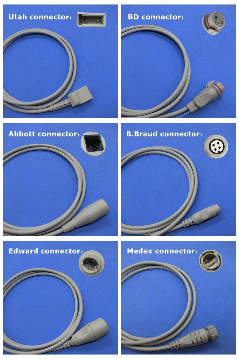 IBP-01 IBP-Kabel mit Utah BD Medex-Anschluss für Datex – Detail 3