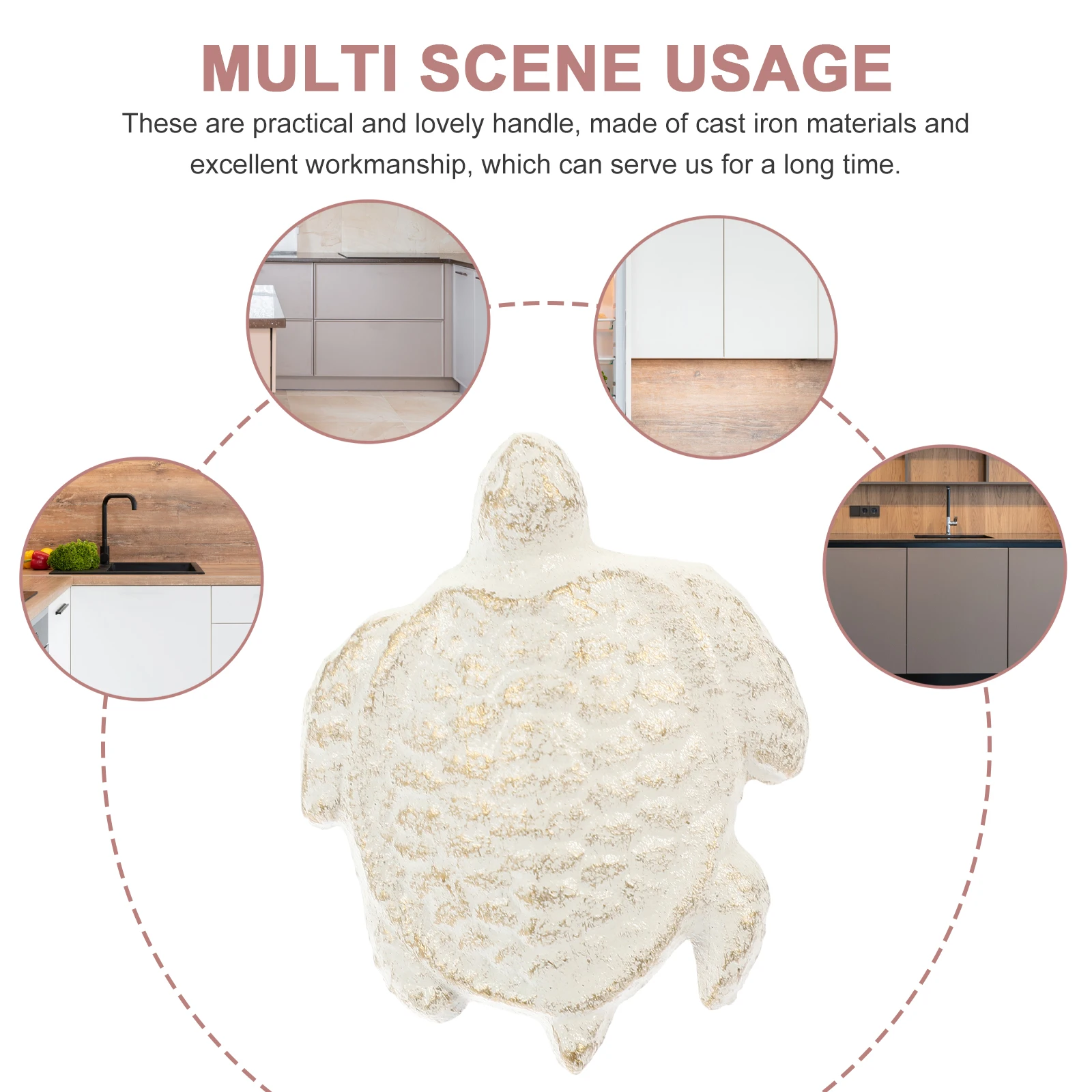 

2pcs Ocean Theme Cabinet Knobs Retro Drawer Handles For Kitchen Wardrobe Closet Iron Pull Furniture Handle Cast Iron Cupboard