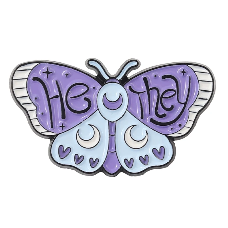 My Pronouns Enamel Pins, Inclusive Gift Set