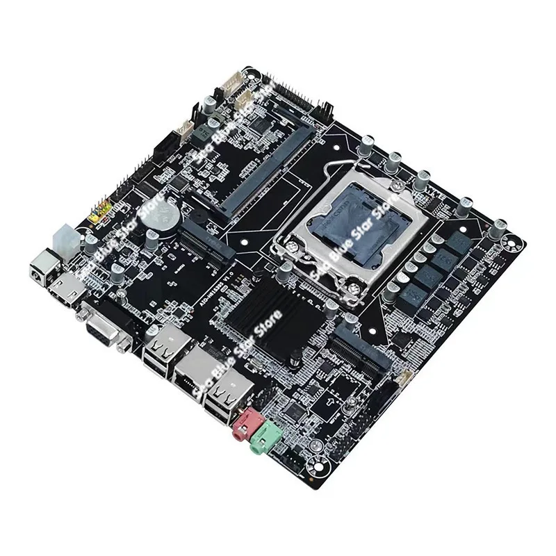 New industrial control main board LGA-1155 pin H61 integrated computer main board supports M SATA with DC12-19V power supply