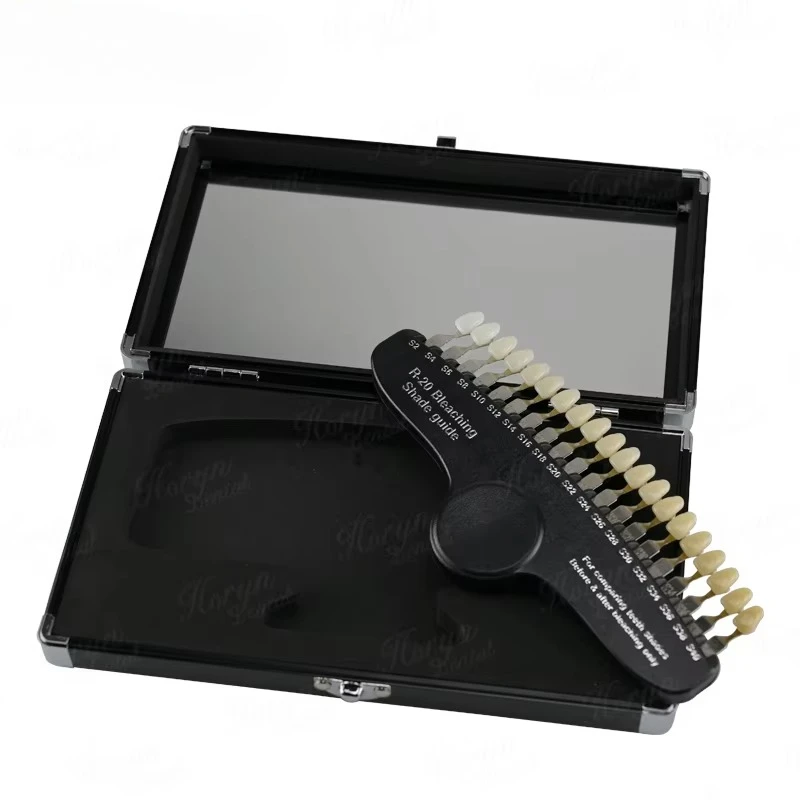 20 couleurs profession numérique blanchiment des dents Guide d'ombre comparateur de couleur des dents en Denta