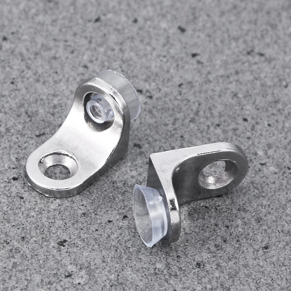 

10 pcs Layer Board Supports Silver Zinc Alloy Shelf Brackets For Glass Wood Cabinets Bookcases Shelves Support Pegs