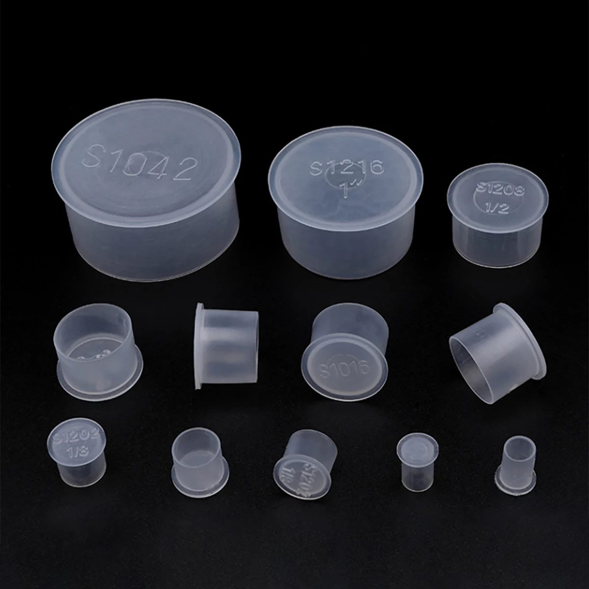 Plastic Thread Protective Sleeve/Fitting Sealing Cap/T-Type White Translucent Protective Cap