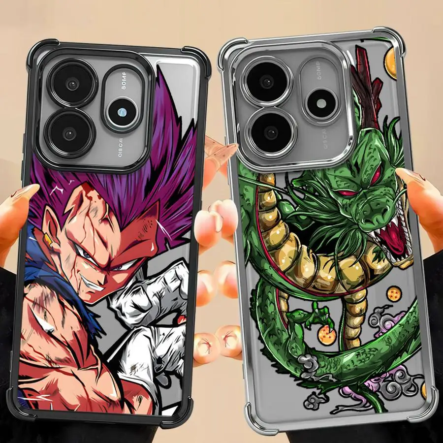 Case for Redmi Note 14 Pro Plus 11s 11 10 Lite Note 13 A3 A5 K80 13C 9 Pro 12 Phone Cover D-Dragon B-Ball Vegeta