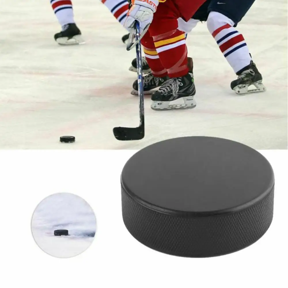 Professional Sports Rubber Ice Hockey Ball Competition Training Exercise Puck