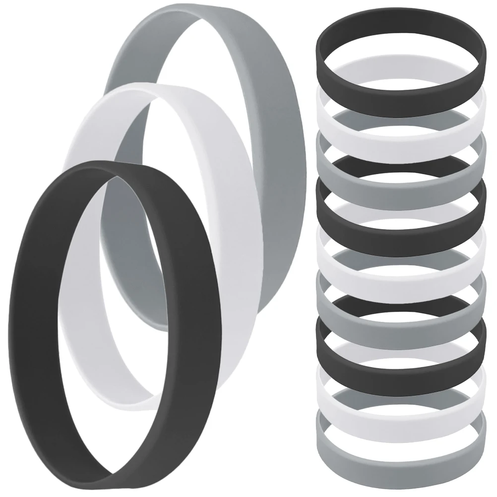 12 szt. Silikonowy Separator Palców Korektor Rozciągający Czarny Szary Biały Narzędzie do Pedicure Pielęgnacji Stóp dla Kobiet i Mężczyzn