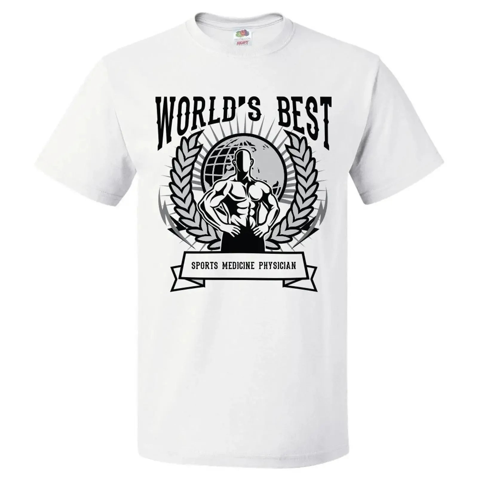 World's Best Sports Medicine Physician T Shirt for Physicia vintage Washed Top For Everyday Wear Breathable Stylish Comfortable