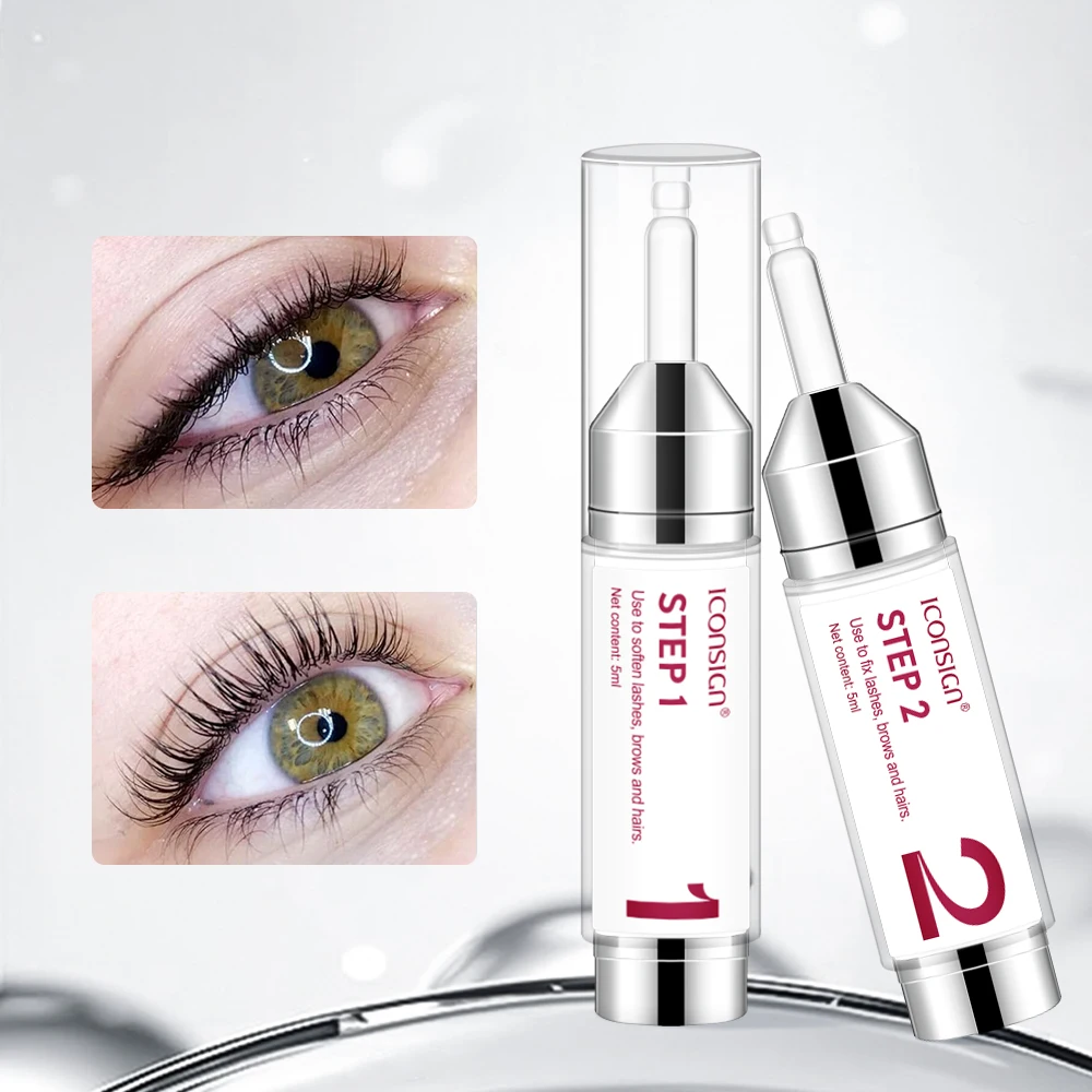 

2 Bottles/5ml Supplement Liquid Lash Lift Lotion Eyelash Lifting Kit Eyelash Perm Fixation Lotion Lifting Eyelashes Eye Lash