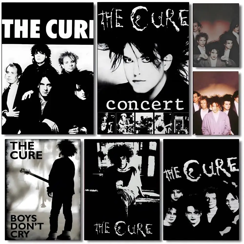 Star Rock Band The D-CureS Music  Poster Self-adhesive Art Waterproof Paper Sticker Coffee House Bar Room Wall Decor