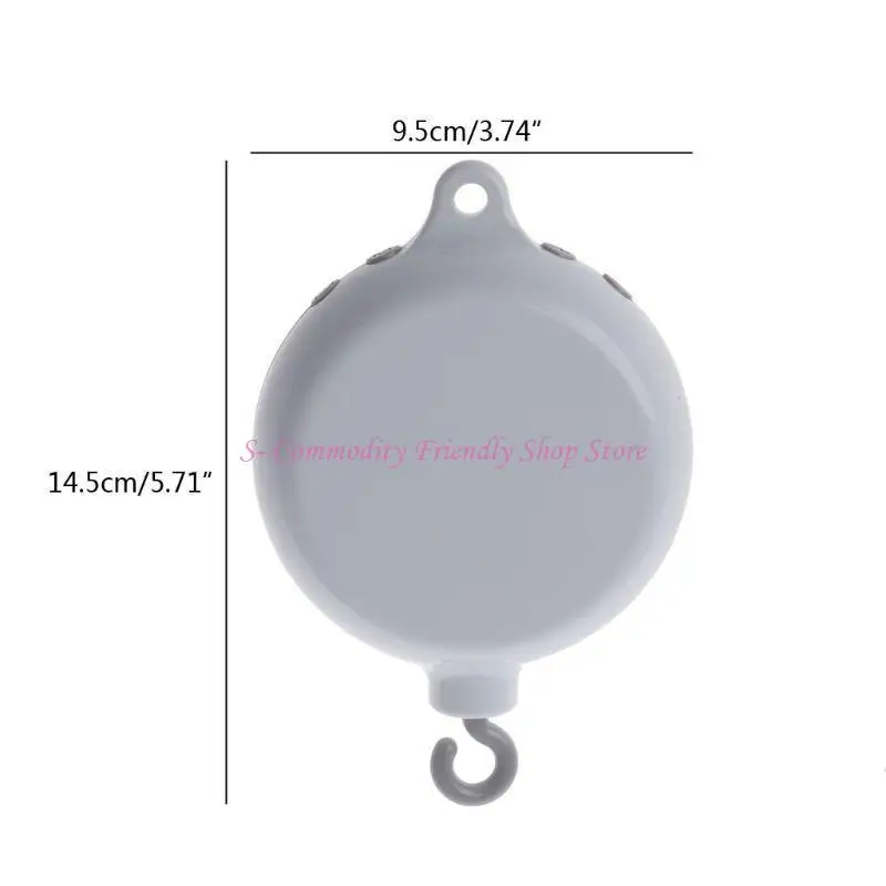 85ae telecomando Crib USB Rattle per passeggino 35 Canzoni Baschetta musicale Mobili Baby Birthbor Birthday Regalo
