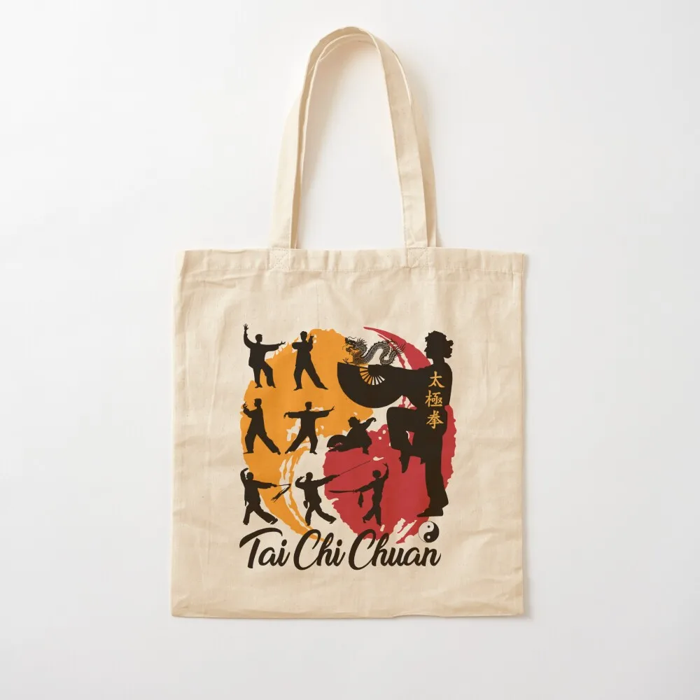 Tai Chi Chuan Tote Bag large tote bag tote bags men canvas shopping bag Canvas for women