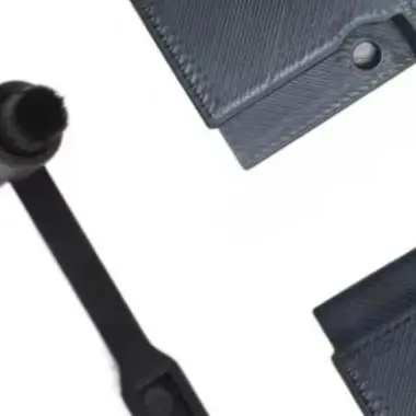 2pcs Dust Cover Hinges For KENWOOD KD-67F Turntable Replacement Parts With Brush Easy Install Black Dust Cover Hinges
