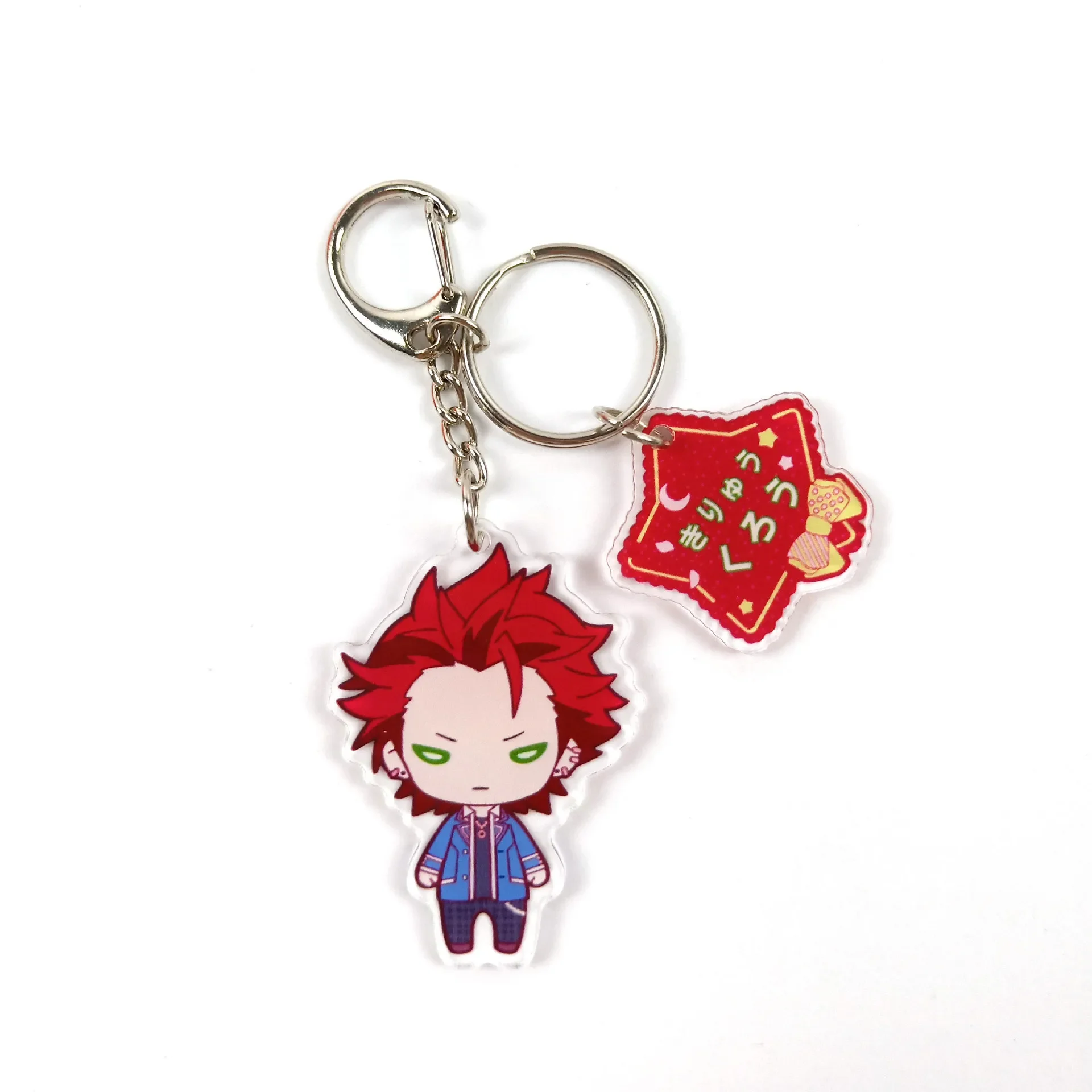 Anime Ensemble Stars Figure Keychain Hakaze Kaoru Cosplay Acrylic Keychain Jewelry Accessory Friend Gift