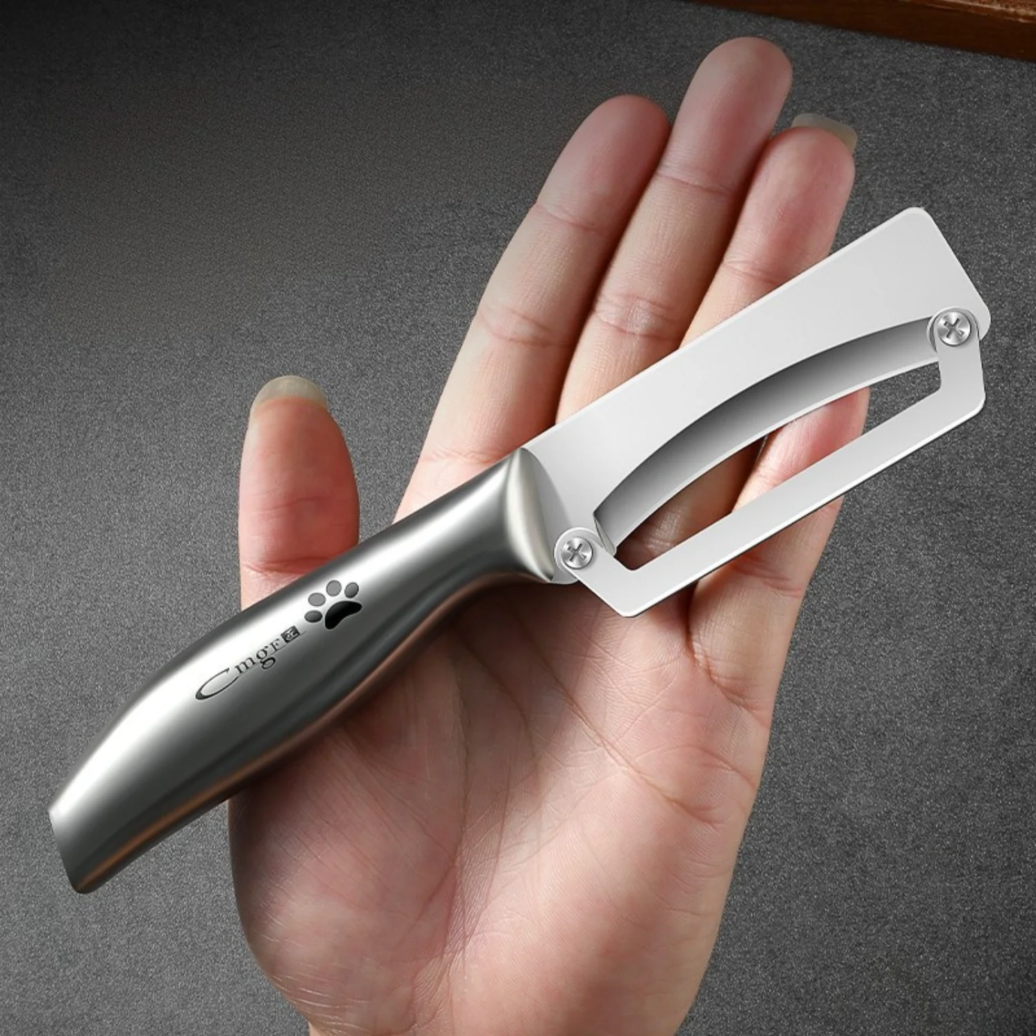 Stainless Steel Fruit & Vegetable Peelers with Sharp Blades - Kitchen Peeling Tool for Potatoes, Pumpkins, Apples, Etc. DS9195