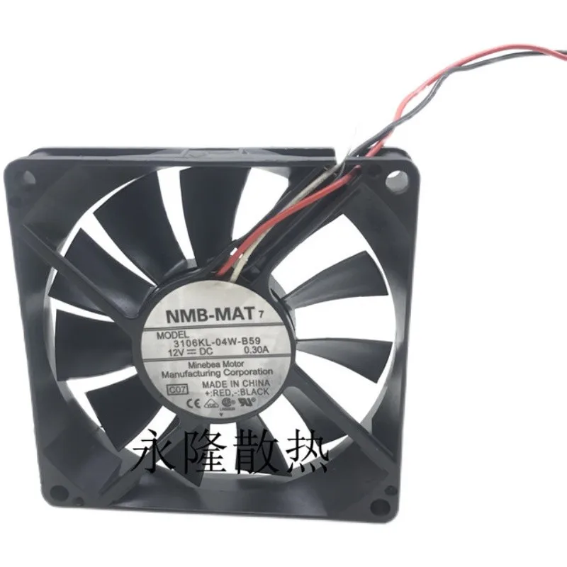 

Original 3106KL-04W-B59 12V 0.30A 8CM CPU Cisco Cooling Fan 80*80*15MM