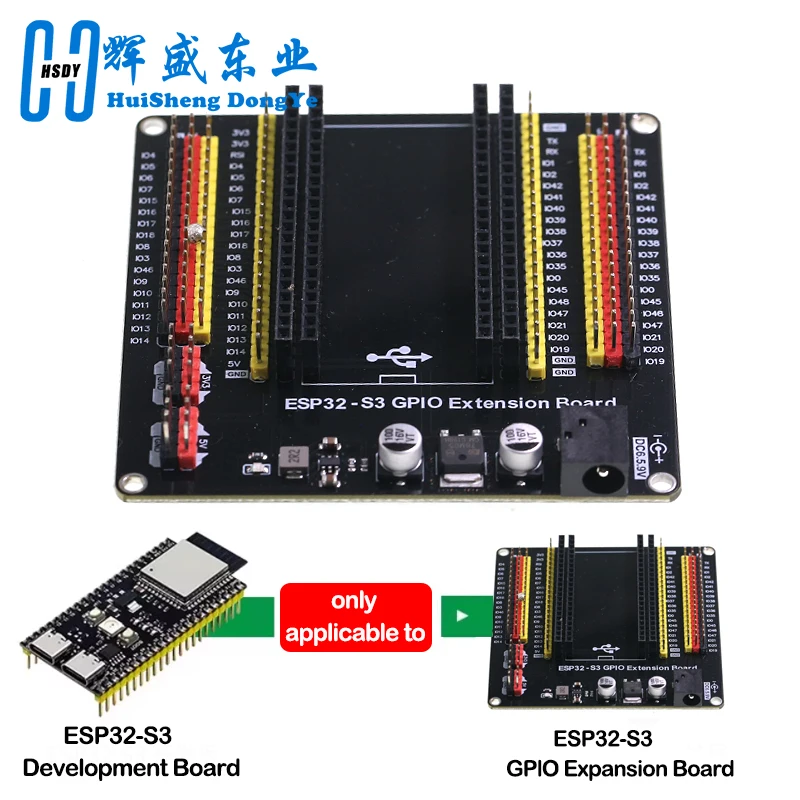 ESP32-S3 GPIO Expension Boards Digital IO Pins DC-Powered ESP32 IOT Development Boards