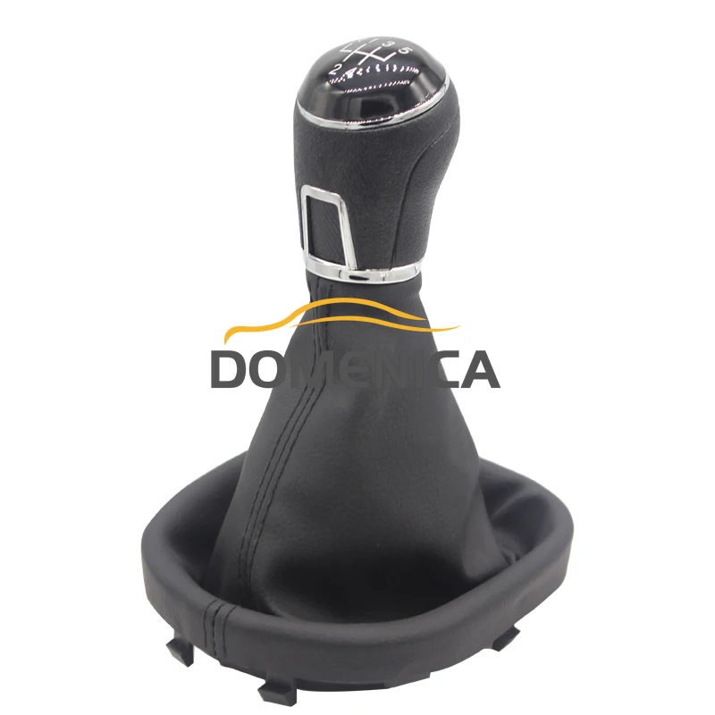 For VW Touran 2003-2010 Caddy MK2 2004 2005 2006 2007 2008 2009 5/6 Speed Gear Shift Knob Gearstick Gaiter Boot  Car Accessories