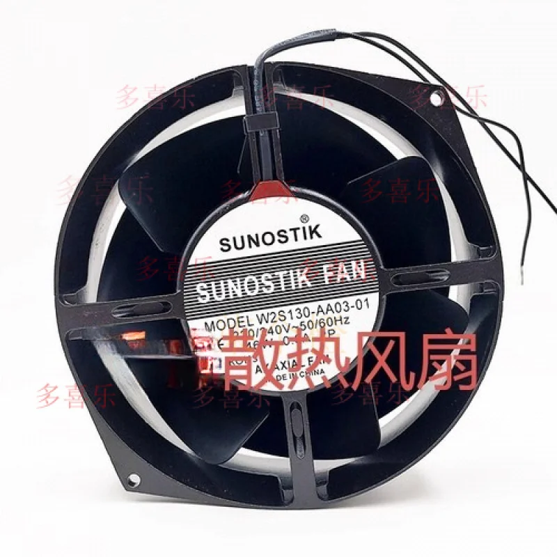 

WW ДЛЯ SUNOSTIK W2S130-AA03-01 220 В-240 В 46 Вт цельнометаллический высокотемпературный вентилятор