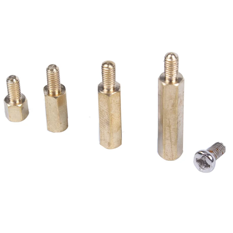 ABWP-M3 Male-Female Hex Brass Standoff Bolt Screw Nut Motherboard Assortment Kit Mount 360Pcs