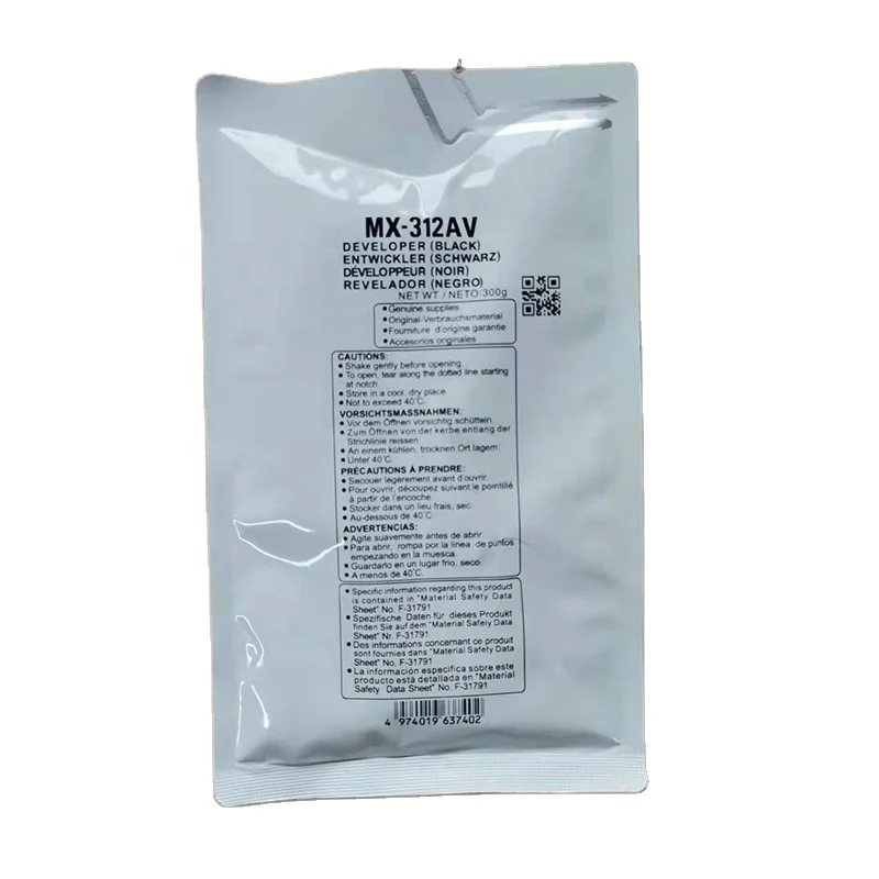 Compatible MX-235AV MX-237AV AR-235SD AR-205SD MX-312AV Developer for   MX 1808S 2048S M280/312 AR-205/255 Developer Powder
