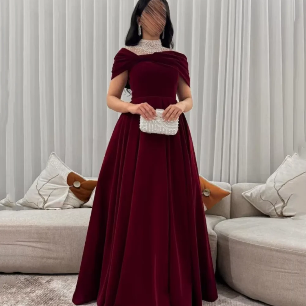 wine colored dresses Red Satin A-Line Slip Maxi Dress & Reviews - Wine Red - Classy prom gown featuring a glitter tulle Modest Wine Colored Bridesmaid Dresses