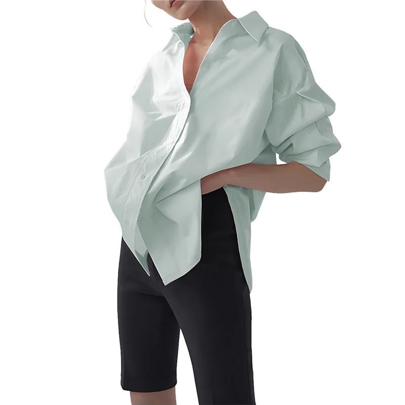 

ABRT-Womens Casual Shirts Long Sleeve Button Down Shirt Fashion Sports
