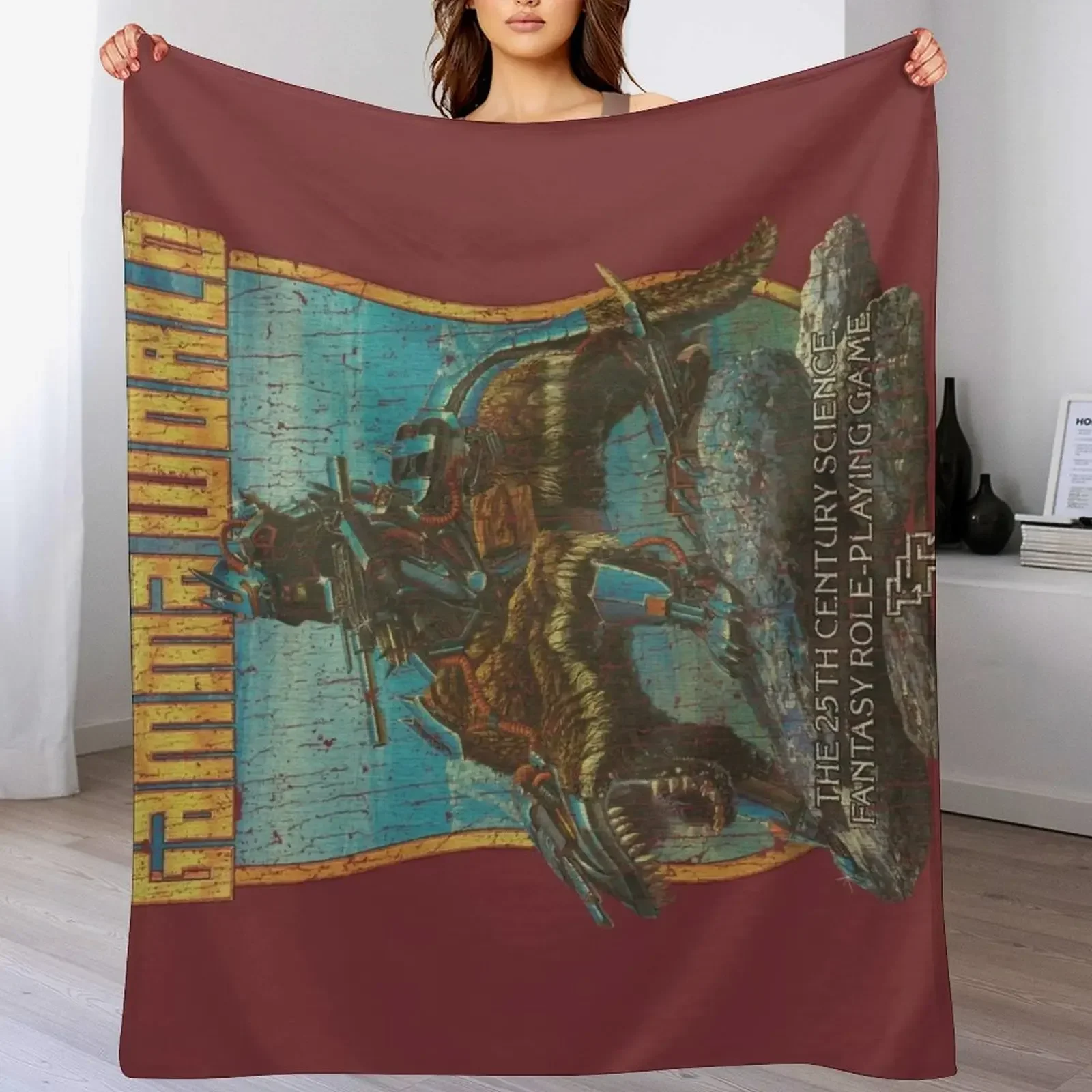 

Gamma World 1978 Throw Blanket funny gift Plush Tourist Sofa Quilt Blankets