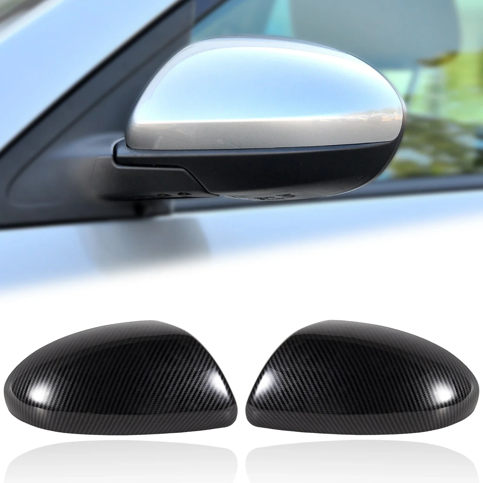 

Carbon Fiber Pattern Door Rearview Mirror Cover Cap Housing Fit for Mazda 3 2010-2013 Car Accessories
