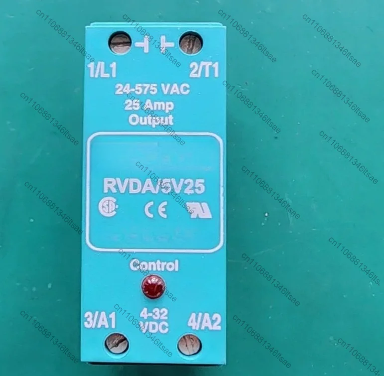 Accessories 1pcs rvda/5v25 solid state relay, 24-575vac input, 4-32vdc output, 25a output