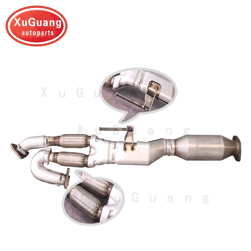 XG-AUTOPARTS Stainless Steel Exhaust Down Pipe Catalytic Converter For Nissan Teana 2.3 EURO1 EURO4 OBDII EPA APPROVAL