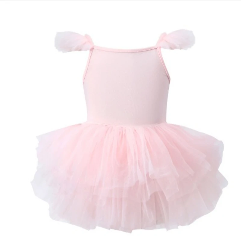 Comfortable and Breathable Children's Summer Halter Senior Beautiful Ballet Practice Clothes Girls Chinese Dance Form Tutu Skirt