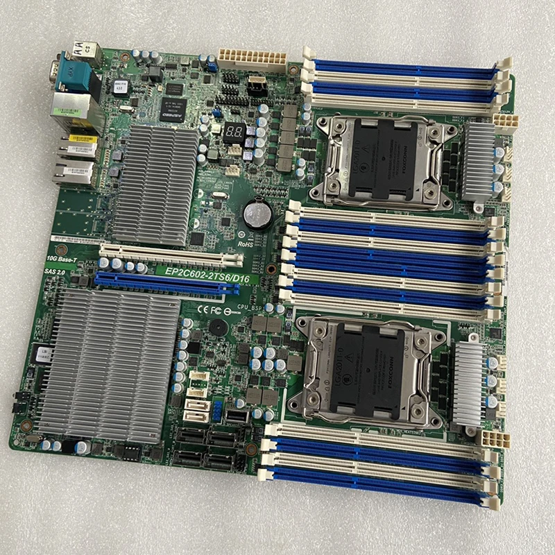 Two-Way Server Motherboard EP2C602-2TS6/D16 For AsRock  LGA2011 Support Xeon 5-1600/2600/4600 V2