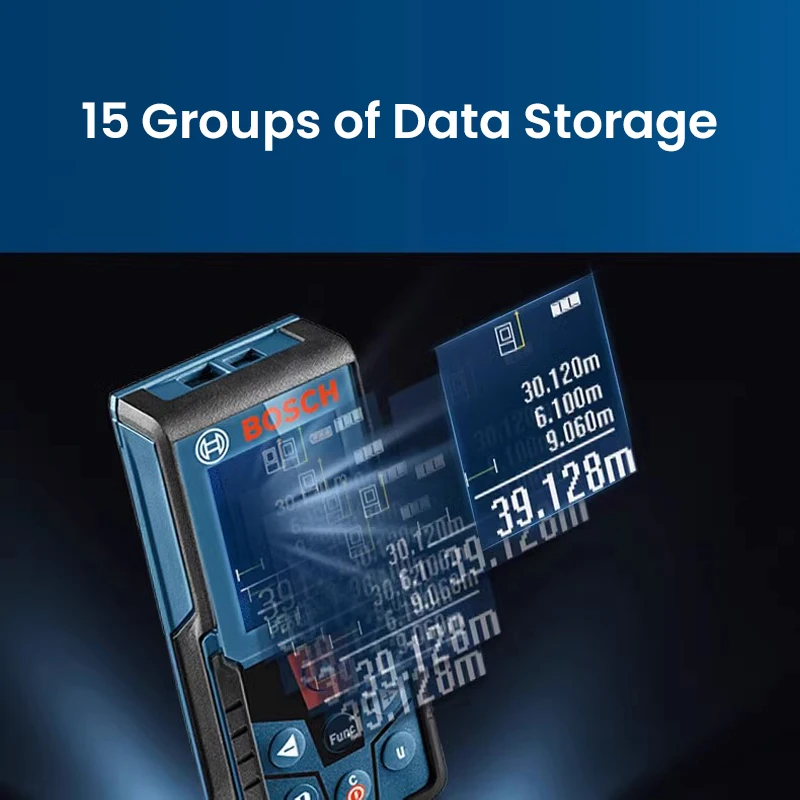 Bosch-Télémètre laser multi-modes GLM 400, distancemètre 40m, haute précision, écran de documents, outils de mesure à bande laser