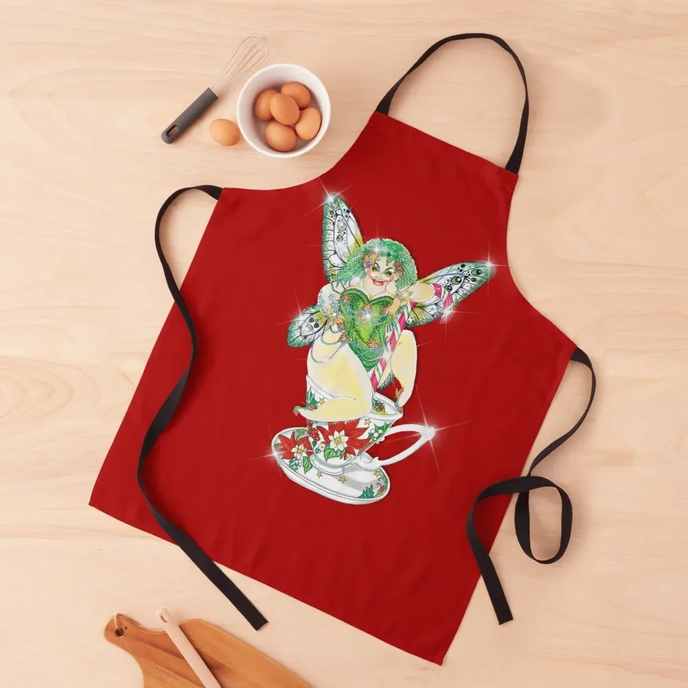 

The Eggnog Fairy Apron For Girl For Cosmetologist Apron